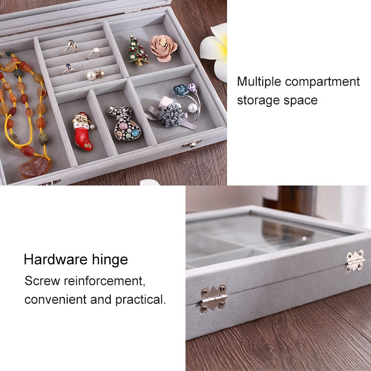 5 In 1 Multi-function Ear Stud Earrings Bracelet Pendant Necklace Ring Jewelry Protective Display Storage Box