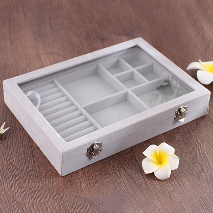 5 In 1 Multi-function Ear Stud Earrings Bracelet Pendant Necklace Ring Jewelry Protective Display Storage Box