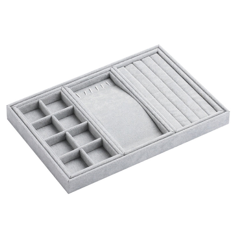 Creative Multi-function Desktop Jewelry Suede Storage Box