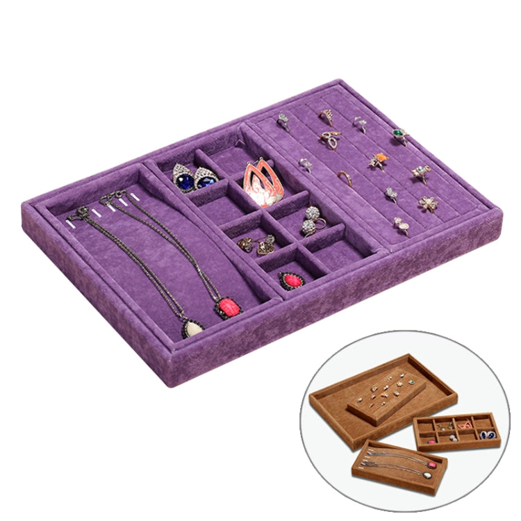 Creative Multi-function Desktop Jewelry Suede Storage Box