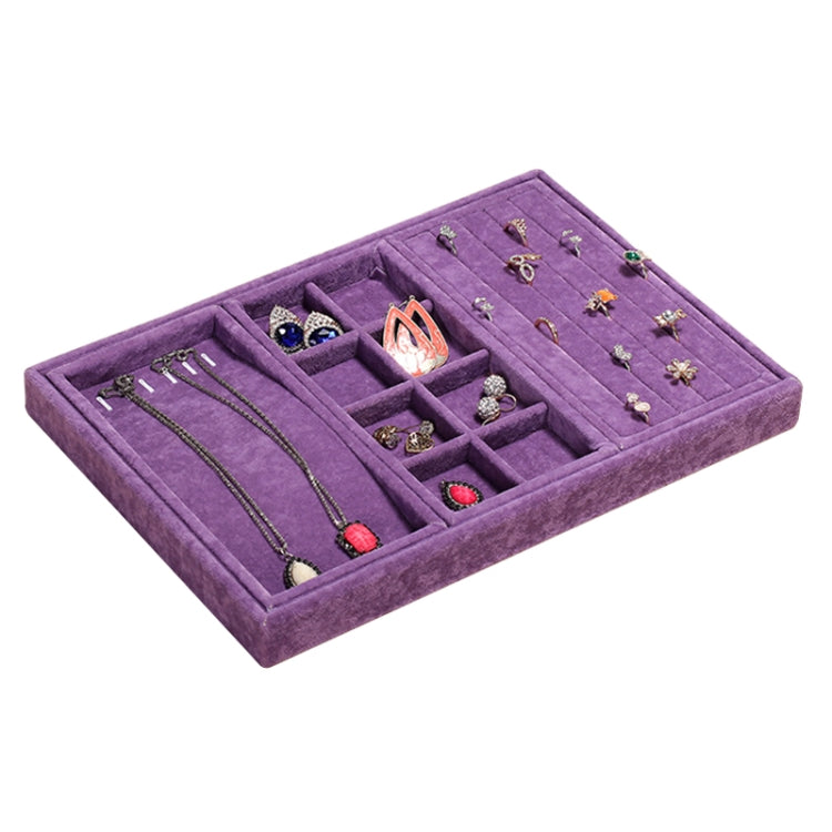 Creative Multi-function Desktop Jewelry Suede Storage Box