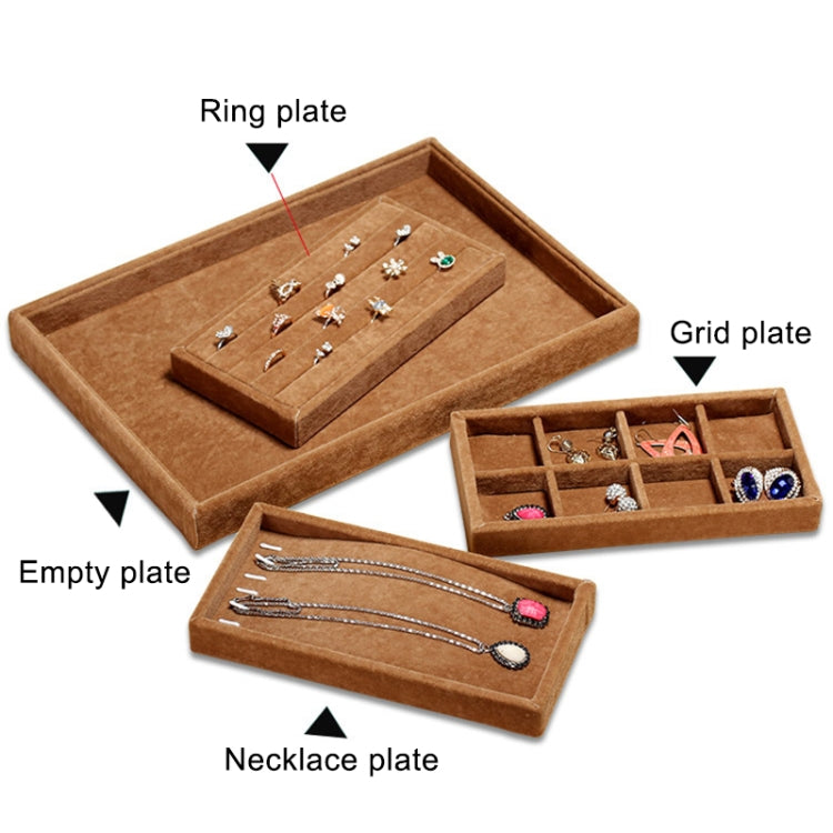 Creative Multi-function Desktop Jewelry Suede Storage Box