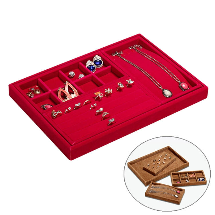 Creative Multi-function Desktop Jewelry Suede Storage Box