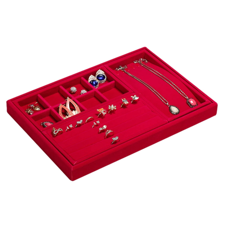 Creative Multi-function Desktop Jewelry Suede Storage Box