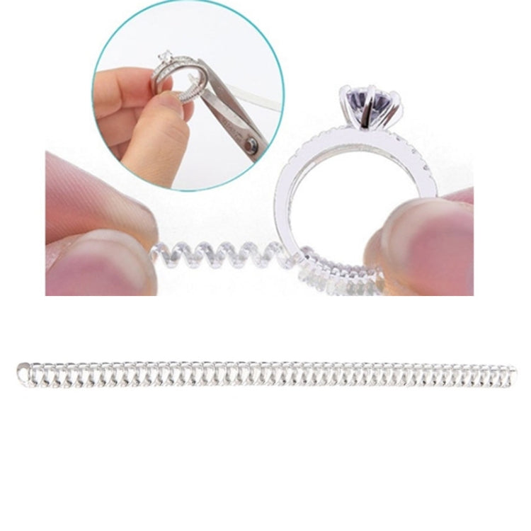 12 PCS 5mm 10cm Ring Size Tightener Reducer Resizing Tools Ring Spiral Adjuster for Male