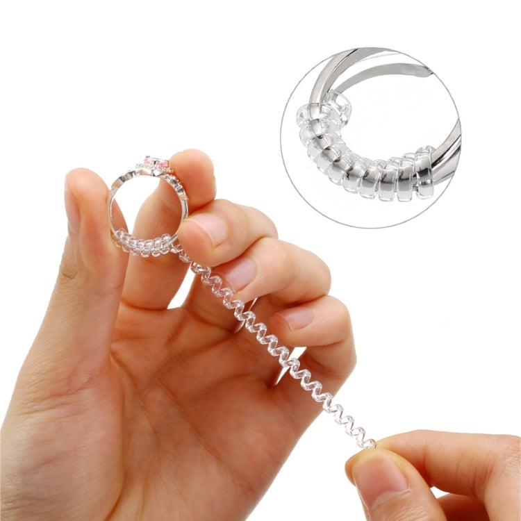 12 PCS 5mm 10cm Ring Size Tightener Reducer Resizing Tools Ring Spiral Adjuster for Male