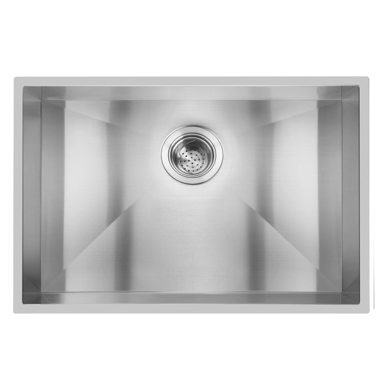 [US Warehouse] Stainless Steel Single Bowl Kitchen Sink, Size: 32 x 19 x 9 inch