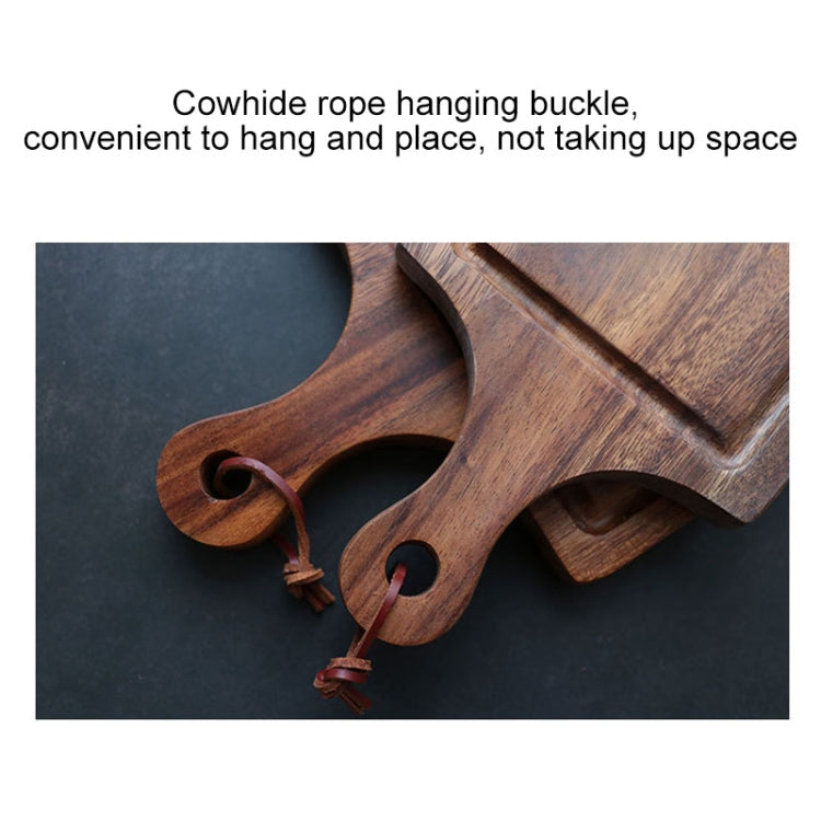 Home Kitchen Cutting Wood Chopping Board Baking Bread Board, Size: L, 35x20cm(Wood)