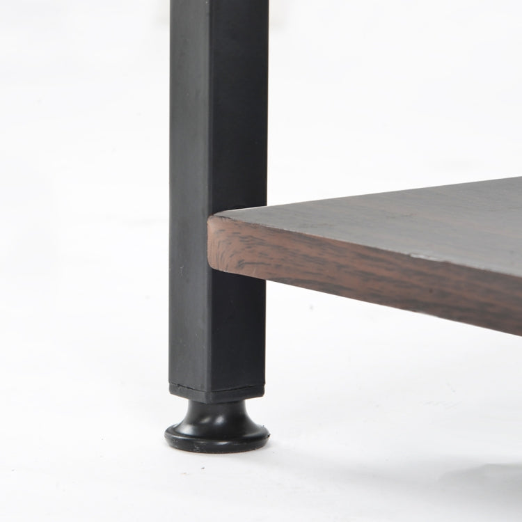 [JPN Warehouse] Three-layer PVC kitchen Shelf Range Hood Bracket with Removable Shelf, Size: 84.2 x 60.7 x 46cm (Wood Color)