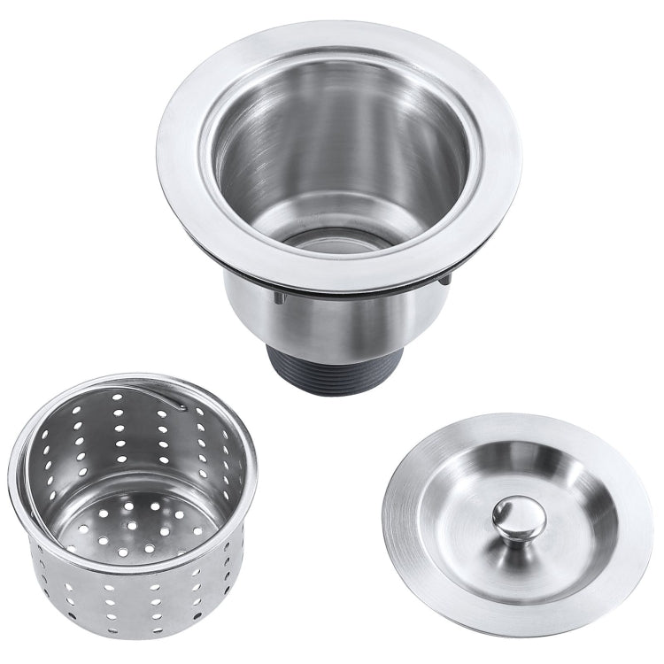 [US Warehouse] Stainless Steel Kitchen Sink Combination with Faucet, Size: 30x18x9 inch