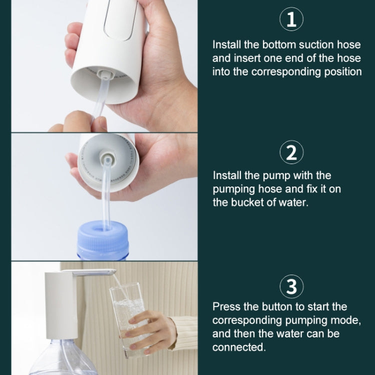 Household Portable Electric Water Pump Home USB Charging Foldable Automatic Water Dispenser
