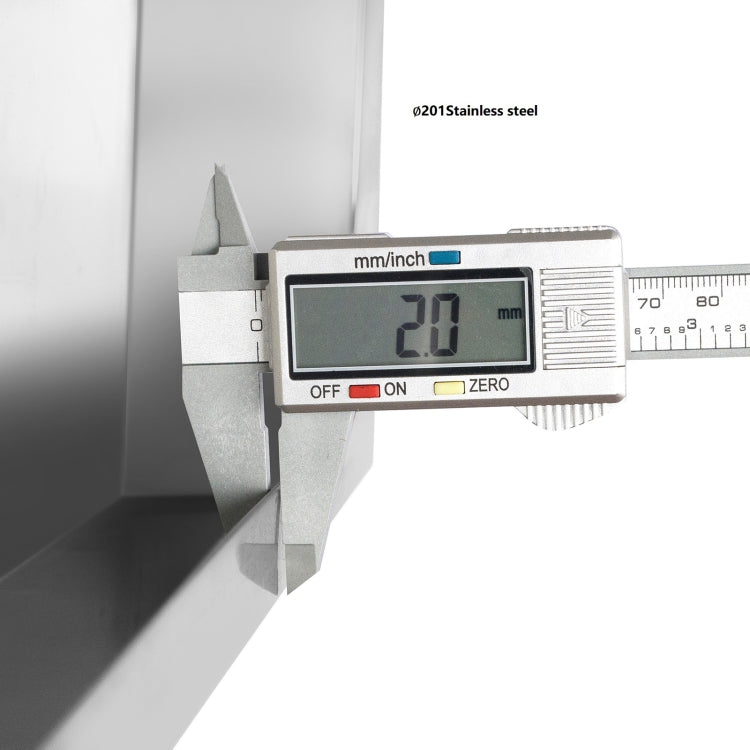 [US Warehouse] Heavy Duty Stainless Steel Workbench Kitchen Food Preparation Table Three-layers Shelf, Size: 36 x 35 x 24 inch