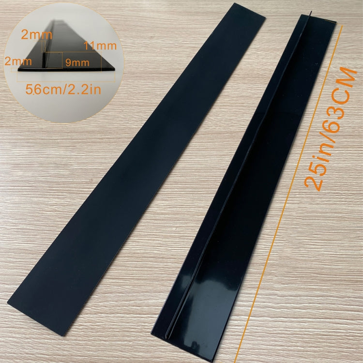 2 PCS 25 inches Gas Stove Slit Strip Antifouling Dustproof Waterproof Kitchen Sealing Strip