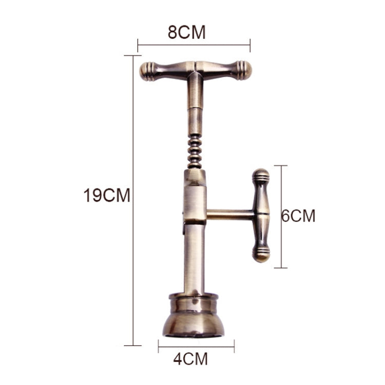 Multifunction Portable Screw Corkscrew Zinc Alloy Wine Bottle Opener, Packing: White Box