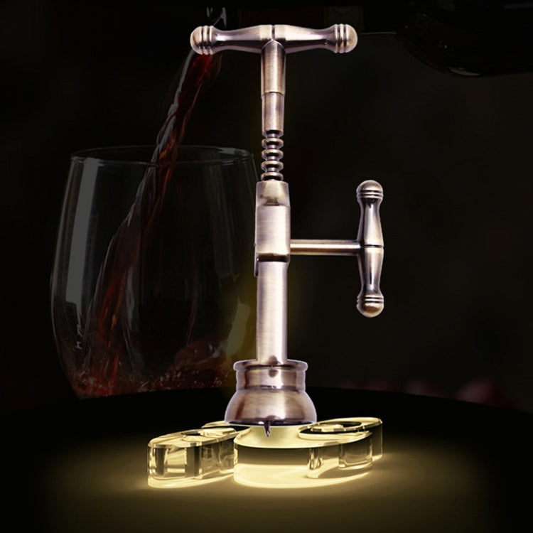 Multifunction Portable Screw Corkscrew Zinc Alloy Wine Bottle Opener, Packing: White Box