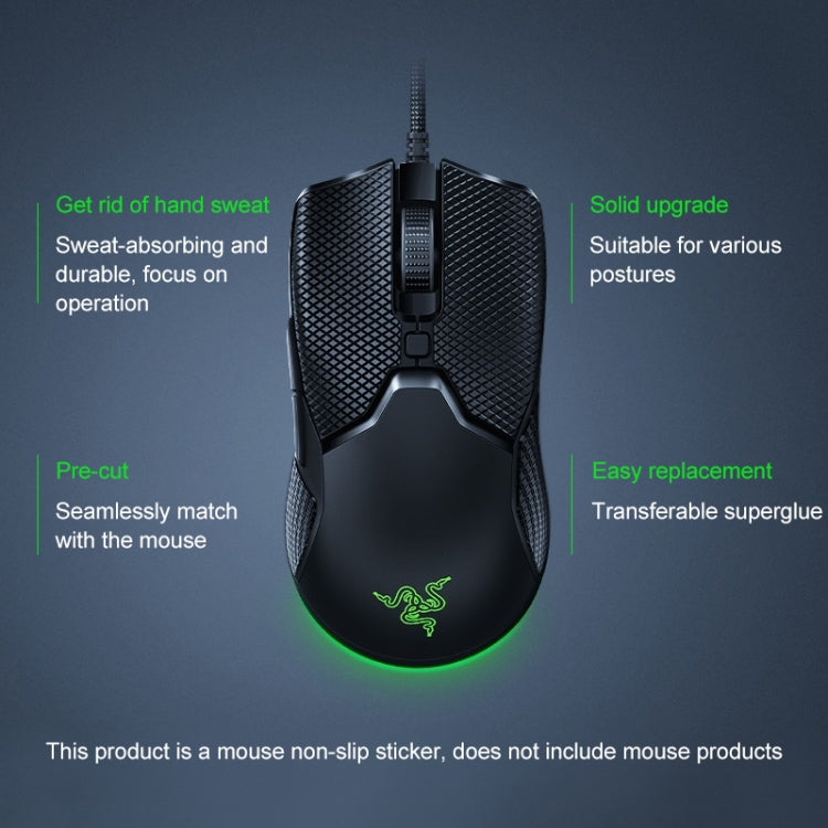 Games Mouse Stickers Sweat Resistant Pads For Razer Viper / Viper Ultimate Mouse