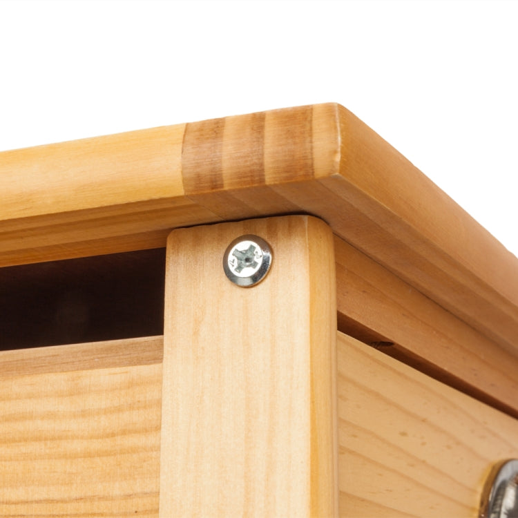 [US Warehouse] 360-degree Universal Wheel Movable Double-row Shelf Kitchen Dining Room Storage Cabinet Dining Car, Size: 67 x 37 x 75cm