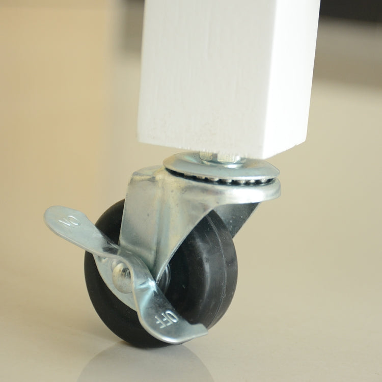 [US Warehouse] Kitchen Cart with 2 Drawers, Size: 114.3 x 88.9 x 43.2cm(White)