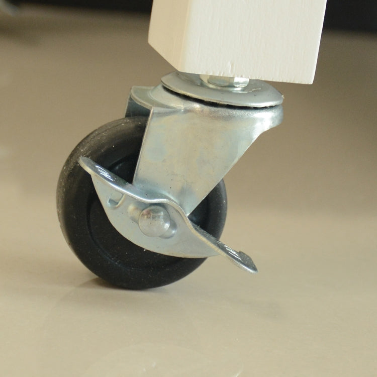 [US Warehouse] Kitchen Cart with 1 Drawer & 1 Cabinet, Size: 101.6 x 91.5 x 48.3cm(White)