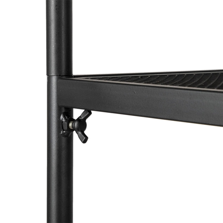 [US Warehouse] 4-Tier Wire Mesh Laminate Kitchen Shelf Decoration, Size: 59.7 x 35.6 x 144.8cm