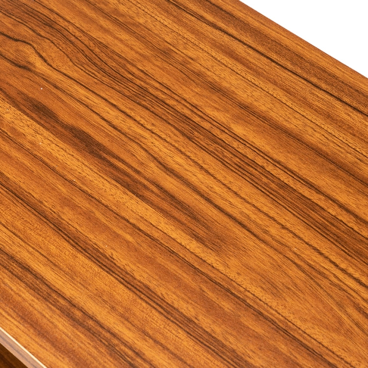 [US Warehouse] Kitchen Microwave Cart 3-Tier Vintage Rolling Baking Rack with Hooks, Size: 60.2 x 40 x 73cm