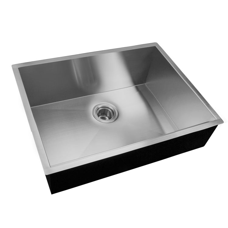 [US Warehouse] Stainless Steel Single Bowl Kitchen Sink, Size: 23 x 18 x 9 inch