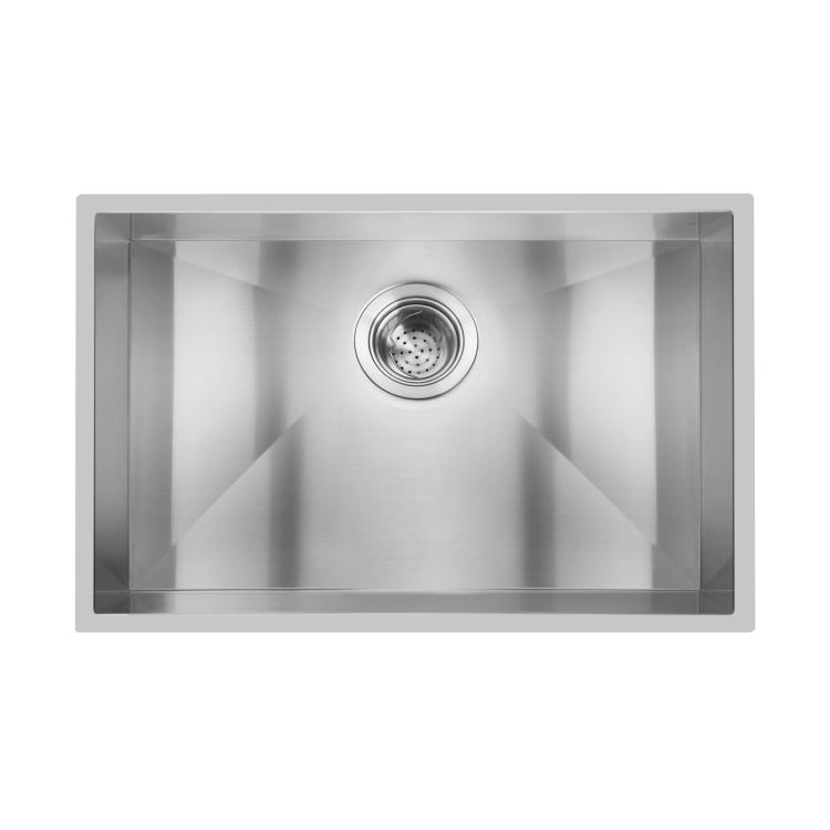 [US Warehouse] Stainless Steel Single Bowl Kitchen Sink, Size: 30 x 18 x 9 inch