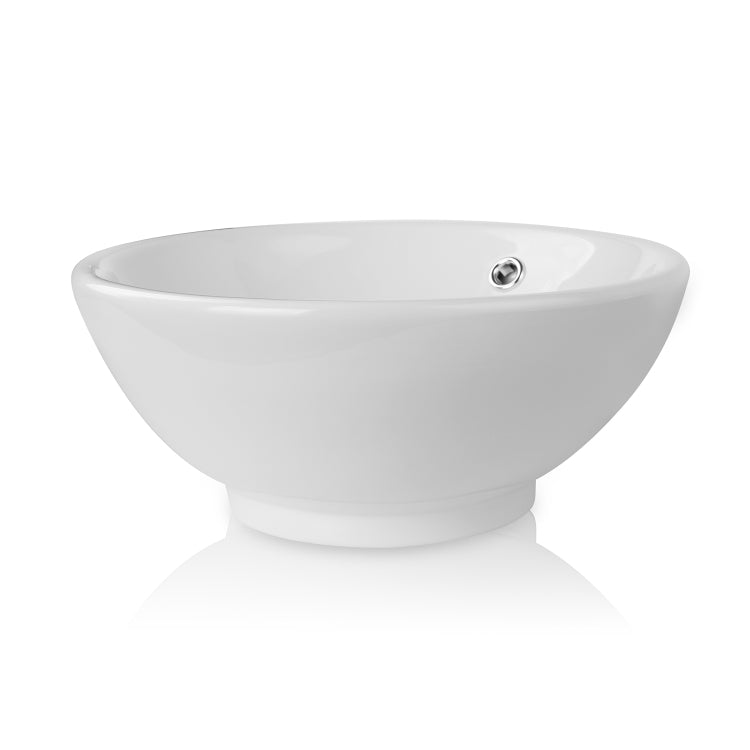[US Warehouse] Ceramic Basin Single Bowl Hand Wash Bathroom Basin, Size: 16 x 16 x 7 inch