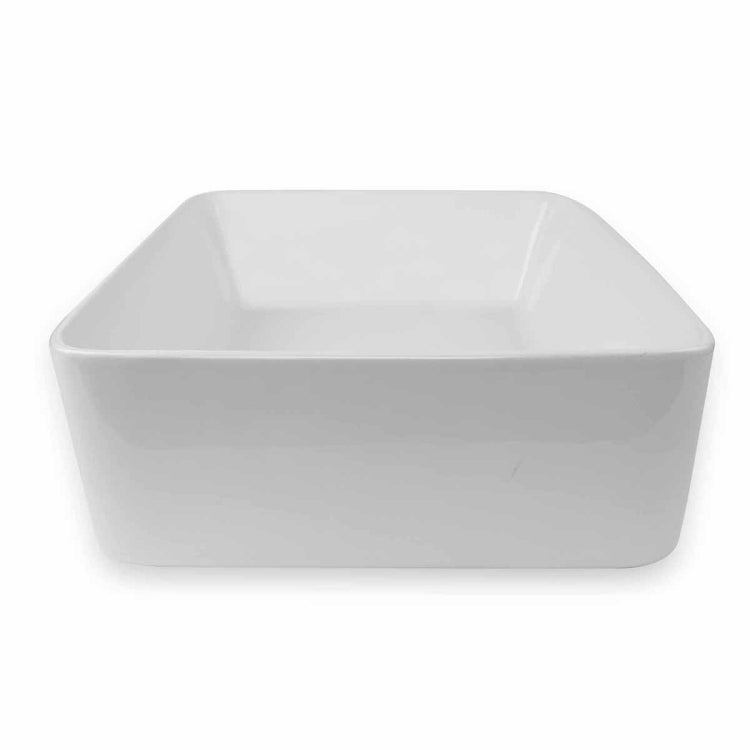 [US Warehouse] Ceramic Basin Single Bowl Hand Wash Bathroom Basin, Size: 19 x 15 x 6 inch