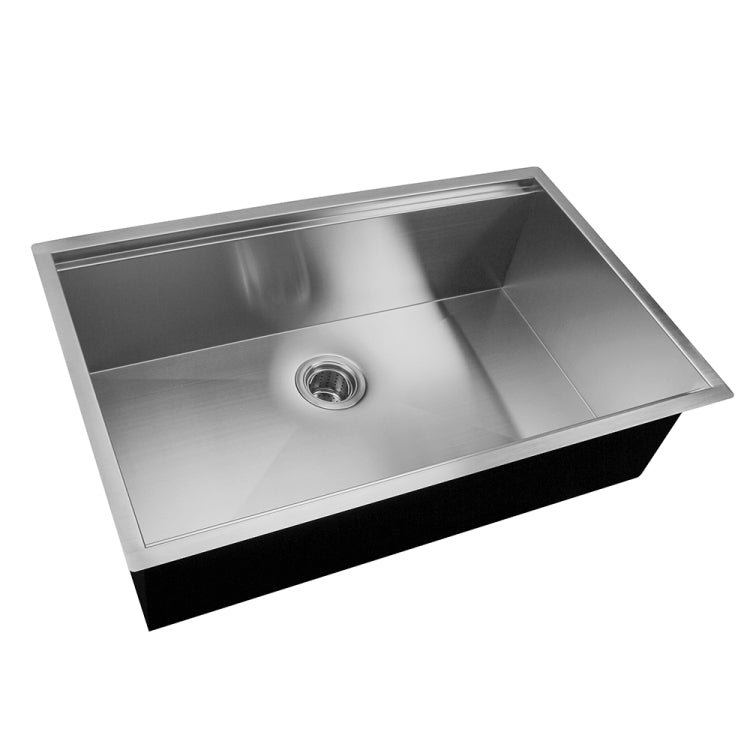 [US Warehouse] Stainless Steel Single Bowl Kitchen Sink with Chopping Board, Size: 30 x 19 x 9 inch