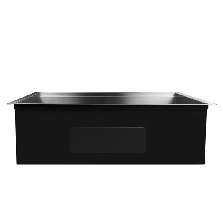 [US Warehouse] Stainless Steel Single Bowl Kitchen Sink with Chopping Board, Size: 30 x 18 x 9 inch