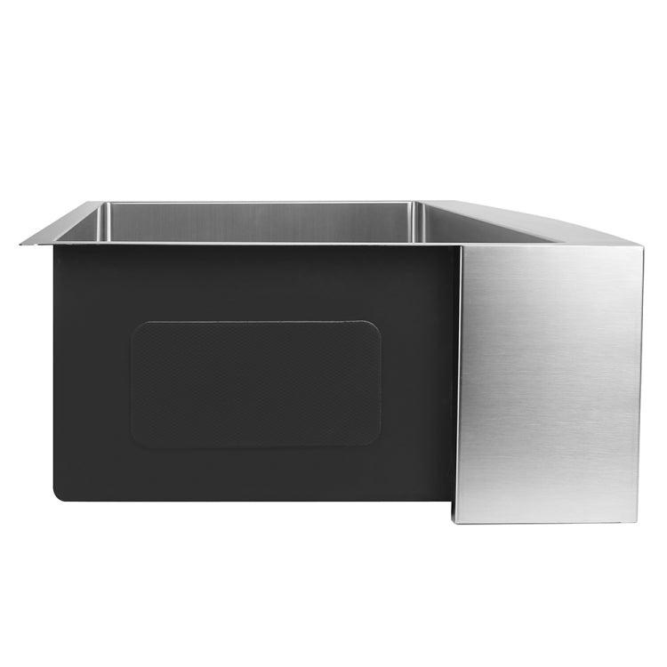 [US Warehouse] Stainless Steel Single Bowl Kitchen Sink, Size: 33 x 20.75 x 9 inch