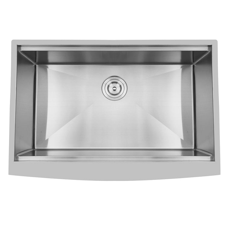 [US Warehouse] Stainless Steel Single Bowl Kitchen Sink with Chopping Board, Size: 33 x 22 x 9 inch