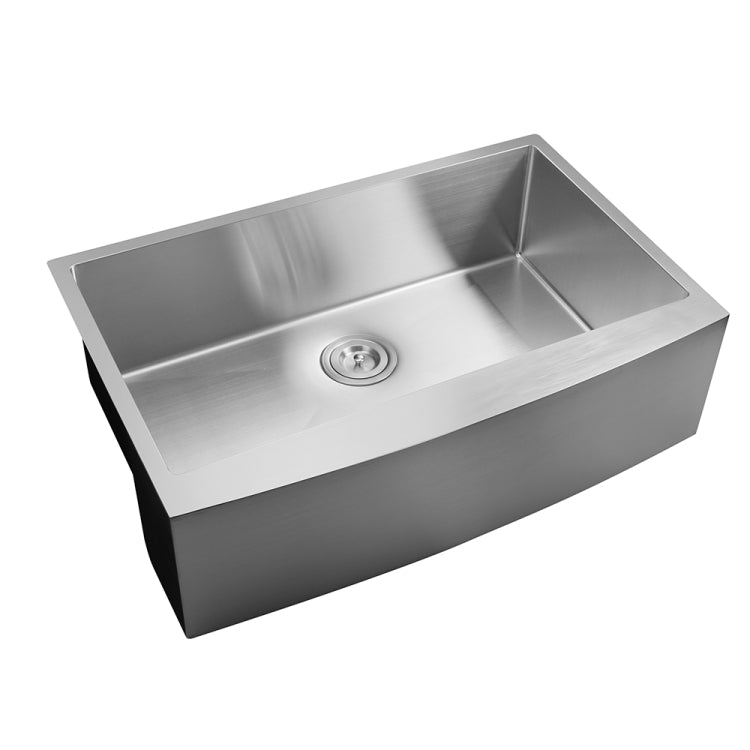 [US Warehouse] Stainless Steel Single Bowl Kitchen Sink, Size: 30 x 20.75 x 9 inch