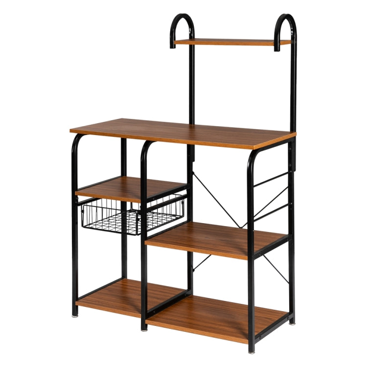 [US Warehouse] Vintage Kitchen Baker Rack, Size: 90.17x40.01x132.08cm