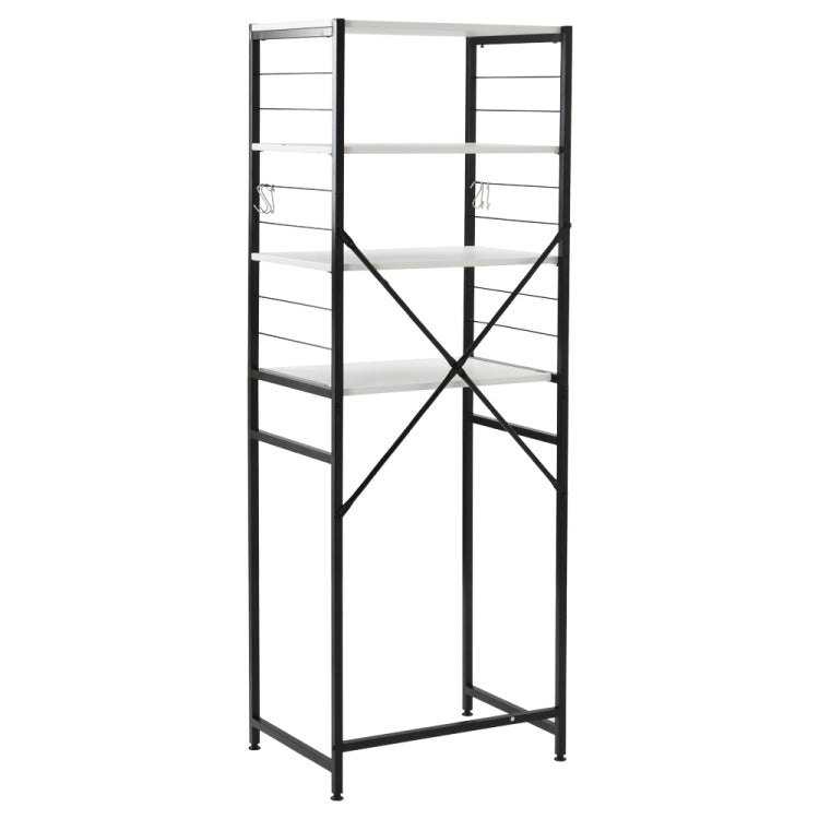 [JPN Warehouse] Household Kitchen Storage Rack Shelf (White)