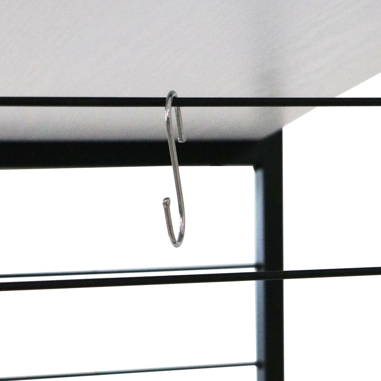 [JPN Warehouse] Household Kitchen Storage Rack Shelf (White)