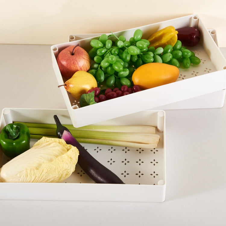 [US Warehouse] 4-Tier Kitchen Bathroom Counter Shelf Rolling Storage Cart (White)