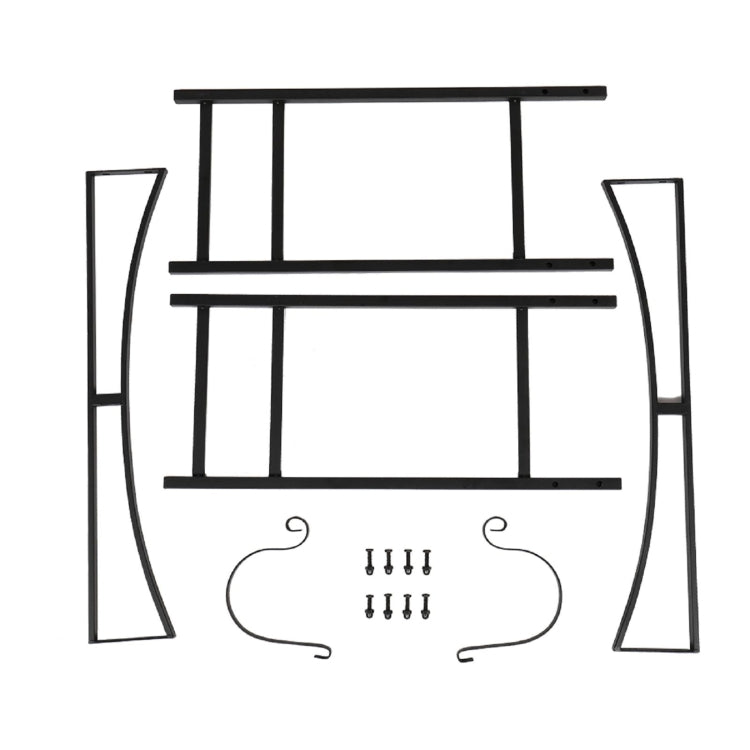 [US Warehouse] Metal Firewood Holder, Size: 84x76x33cm