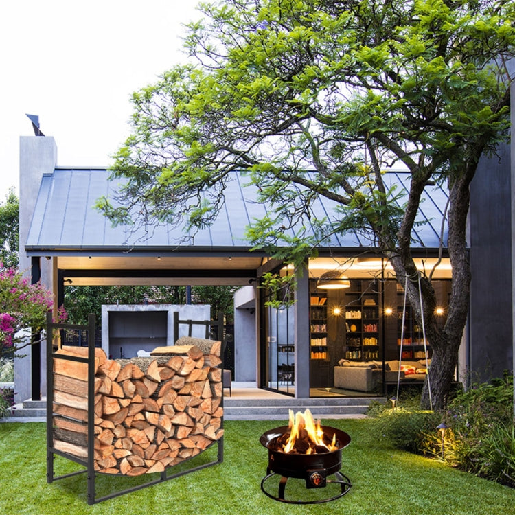 [US Warehouse] Metal Firewood Holder, Size: 84x76x33cm