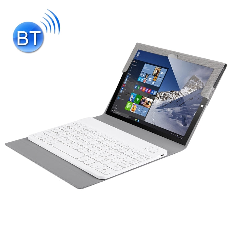 Teclast Tbook 10(WMC0600) Fashionable 2 in 1 Horizontal Flip Foldable Leather Tablet Case with Magnetic Suction Full Touch Keyboard(Grey)