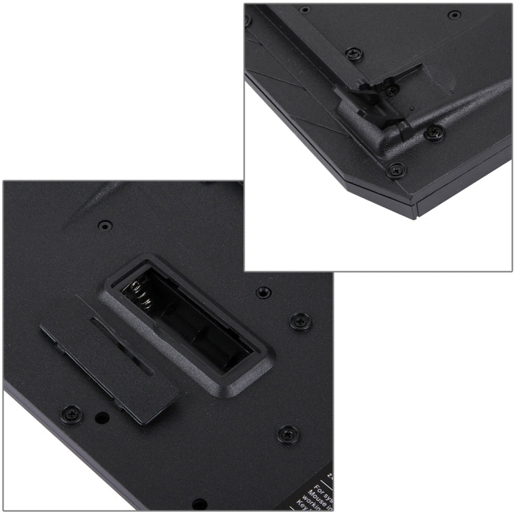 ZK-820 2.4GHz Wireless 104 Keys Keyboard + Wireless Optical Mouse with Embedded USB Receiver for Computer PC Laptop