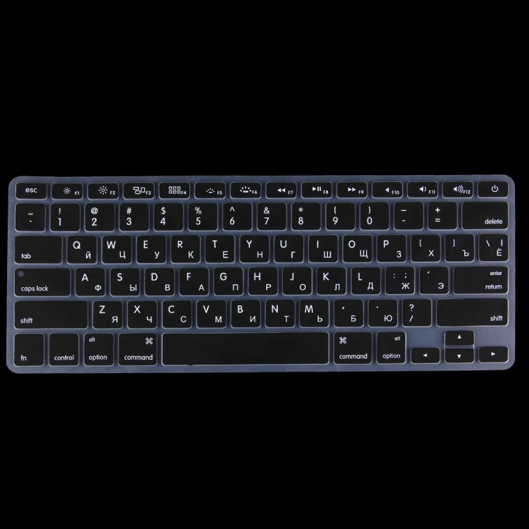 Colorized Apple Laptop Silicone Keyboard Protector Protective Film for Macbook 13.3 inch & 15.4 inch & 17 inch, US Version / Russian