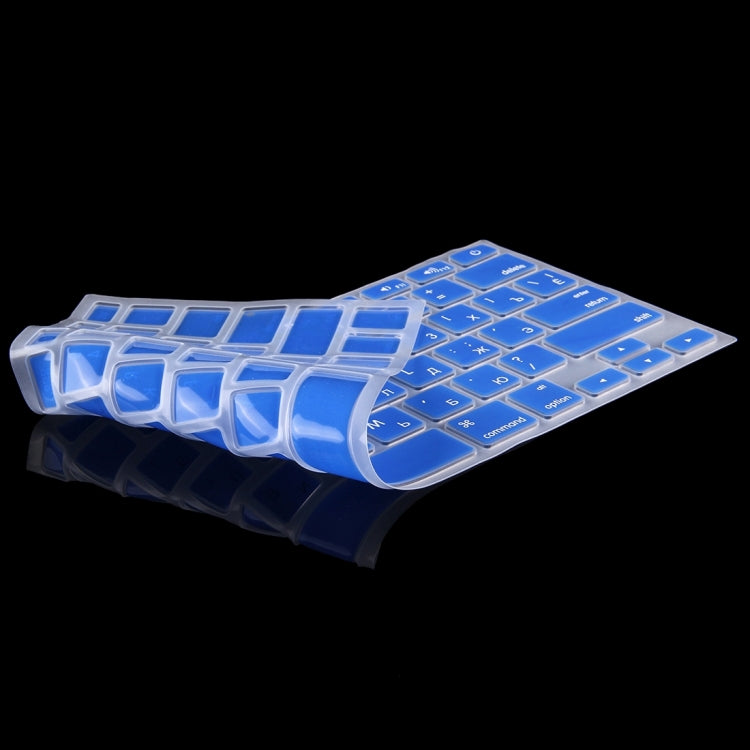 Colorized Apple Laptop Silicone Keyboard Protector Protective Film for Macbook 13.3 inch & 15.4 inch & 17 inch, US Version / Russian