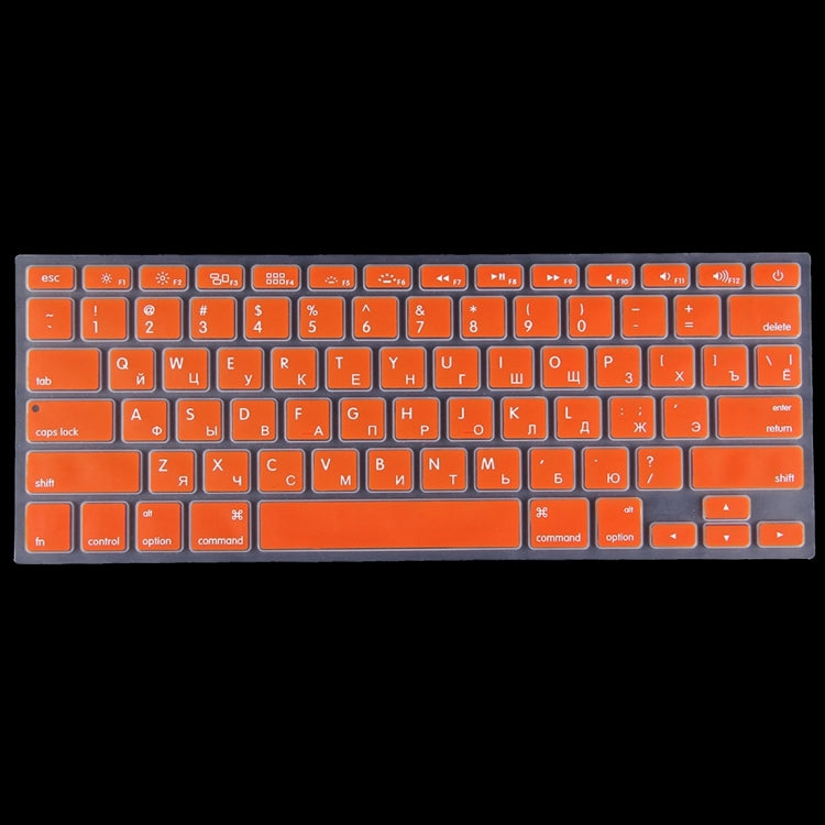 Colorized Apple Laptop Silicone Keyboard Protector Protective Film for Macbook 13.3 inch & 15.4 inch & 17 inch, US Version / Russian