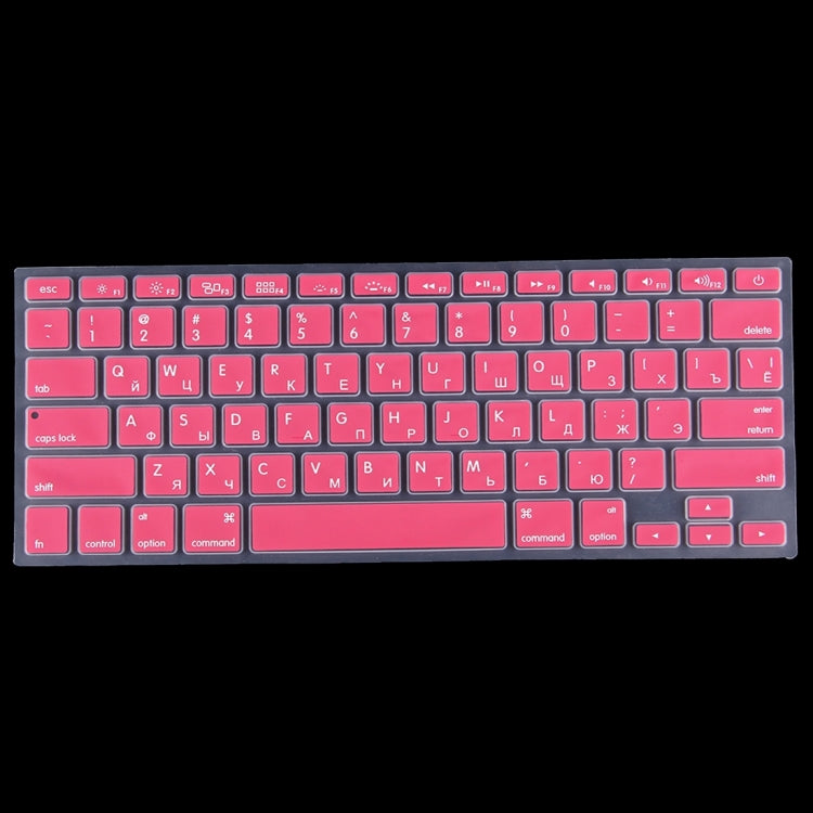 Colorized Apple Laptop Silicone Keyboard Protector Protective Film for Macbook 13.3 inch & 15.4 inch & 17 inch, US Version / Russian