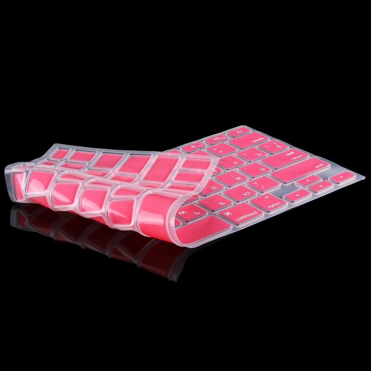 Colorized Apple Laptop Silicone Keyboard Protector Protective Film for Macbook 13.3 inch & 15.4 inch & 17 inch, US Version / Russian