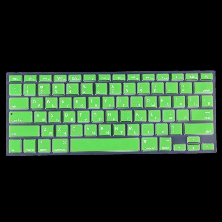 Colorized Apple Laptop Silicone Keyboard Protector Protective Film for Macbook 13.3 inch & 15.4 inch & 17 inch, US Version / Russian