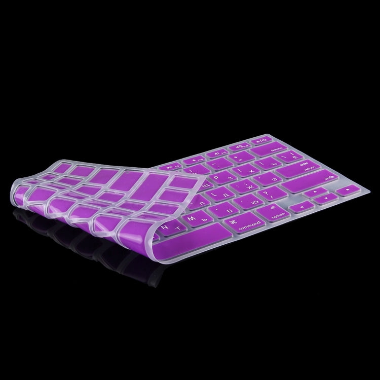 Colorized Apple Laptop Silicone Keyboard Protector Protective Film for Macbook 13.3 inch & 15.4 inch & 17 inch, US Version / Russian