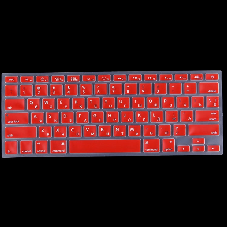 Colorized Apple Laptop Silicone Keyboard Protector Protective Film for Macbook 13.3 inch & 15.4 inch & 17 inch, US Version / Russian